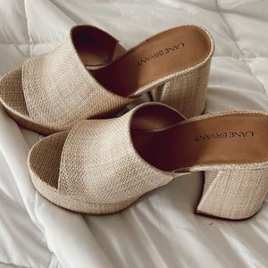 Lane Bryant Woven Heels